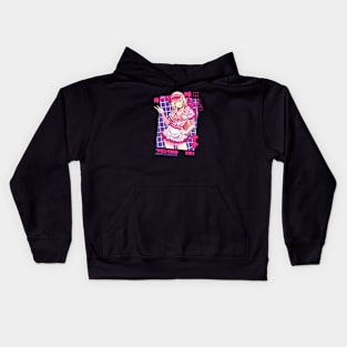 Anime Girls Diner Kids Hoodie